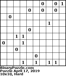 Binary Puzzle