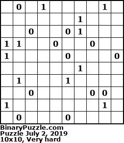 Binary Puzzle