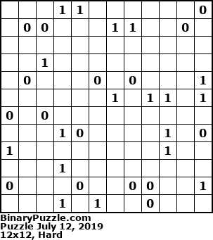 Binary Puzzle