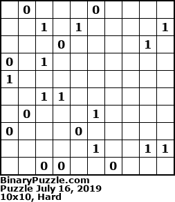Binary Puzzle