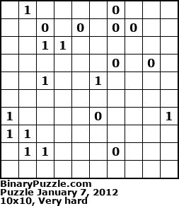 Binary Puzzle