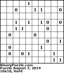 Binary Puzzle