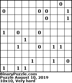 Binary Puzzle