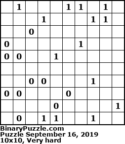 Binary Puzzle