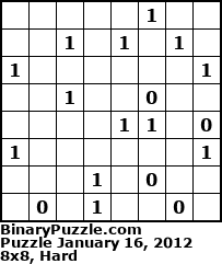 Binary Puzzle