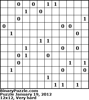 Binary Puzzle