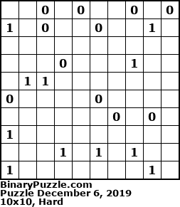 Binary Puzzle