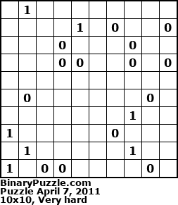 Binary Puzzle