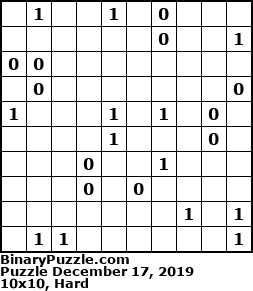 Binary Puzzle