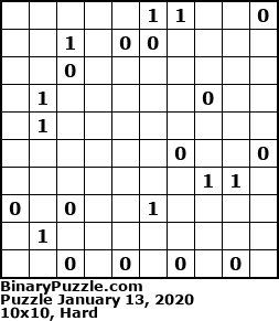 Binary Puzzle