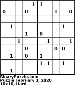 Binary Puzzle