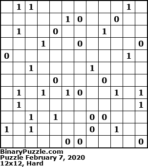 Binary Puzzle