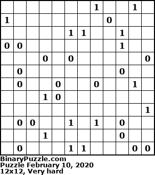 Binary Puzzle
