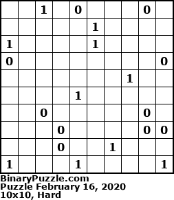 Binary Puzzle