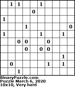 Binary Puzzle