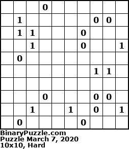 Binary Puzzle