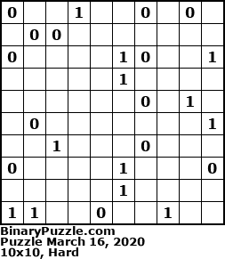 Binary Puzzle