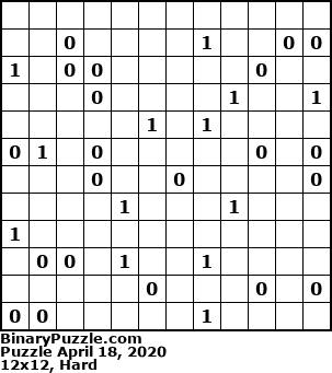 Binary Puzzle
