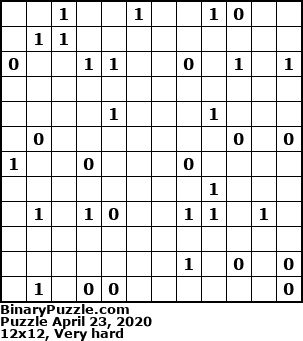Binary Puzzle