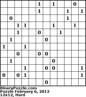 Binary Puzzle