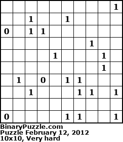 Binary Puzzle