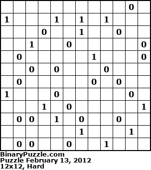Binary Puzzle