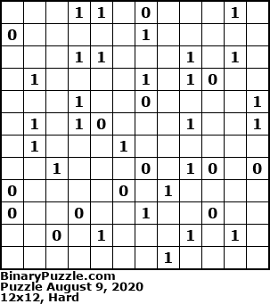 Binary Puzzle