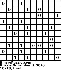 Binary Puzzle