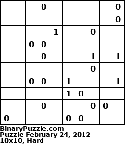 Binary Puzzle