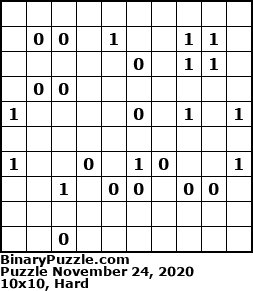 Binary Puzzle