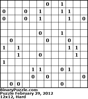 Binary Puzzle