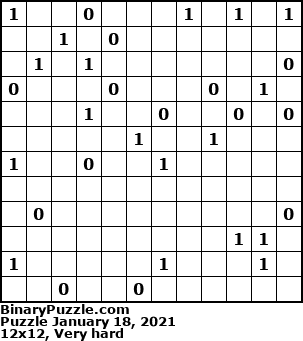 Binary Puzzle