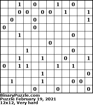 Binary Puzzle