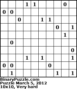 Binary Puzzle