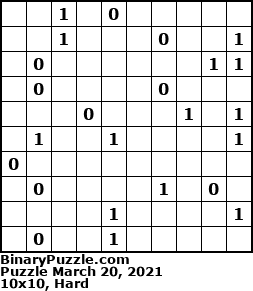 Binary Puzzle
