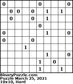 Binary Puzzle