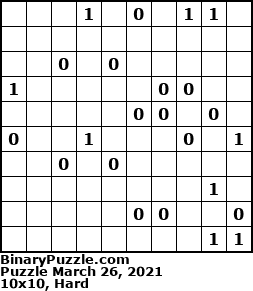 Binary Puzzle