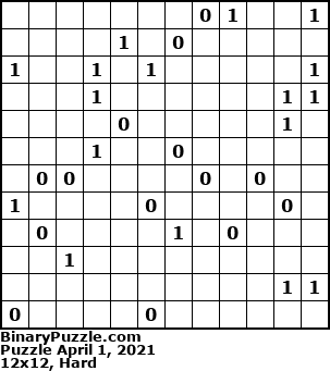 Binary Puzzle