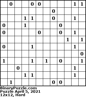 Binary Puzzle