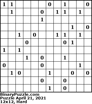 Binary Puzzle
