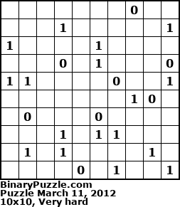 Binary Puzzle
