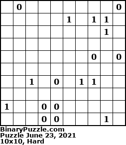 Binary Puzzle