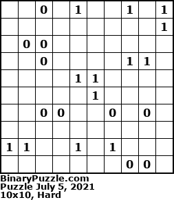 Binary Puzzle