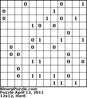 Binary Puzzle