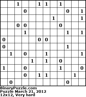 Binary Puzzle