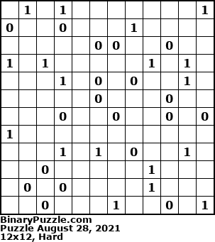 Binary Puzzle