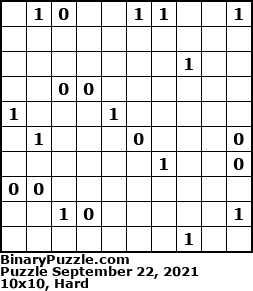 Binary Puzzle