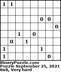 Binary Puzzle