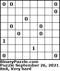 Binary Puzzle