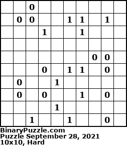 Binary Puzzle